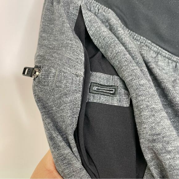 Lululemon gray black men's lined shorts size Medium - Picture 5 of 14